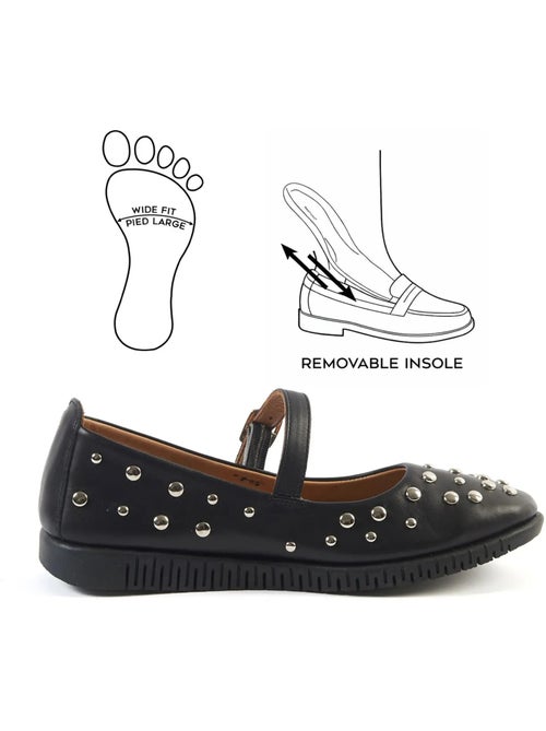 Ballerines pieds larges h - elisa - Kiabi Ballerines pieds larges h - elisa - Kiabi