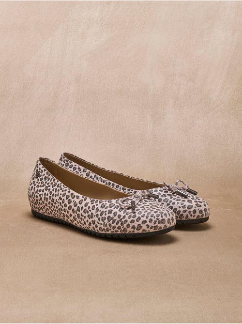 Ballerines plates en cuir - PEDICONFORT - Kiabi
