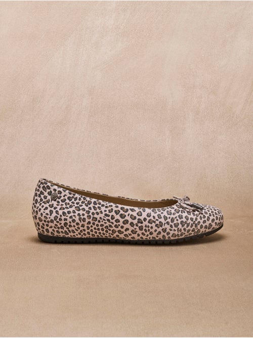 Ballerines plates en cuir - PEDICONFORT - Kiabi