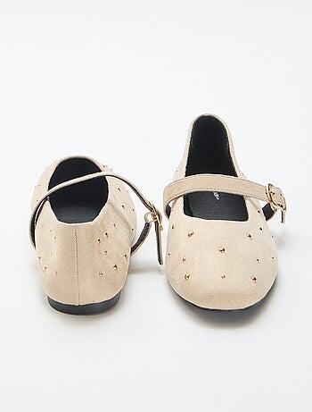 Ballerines plates en simili
