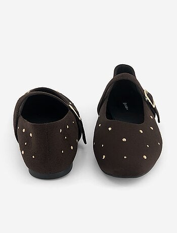Ballerines plates en simili