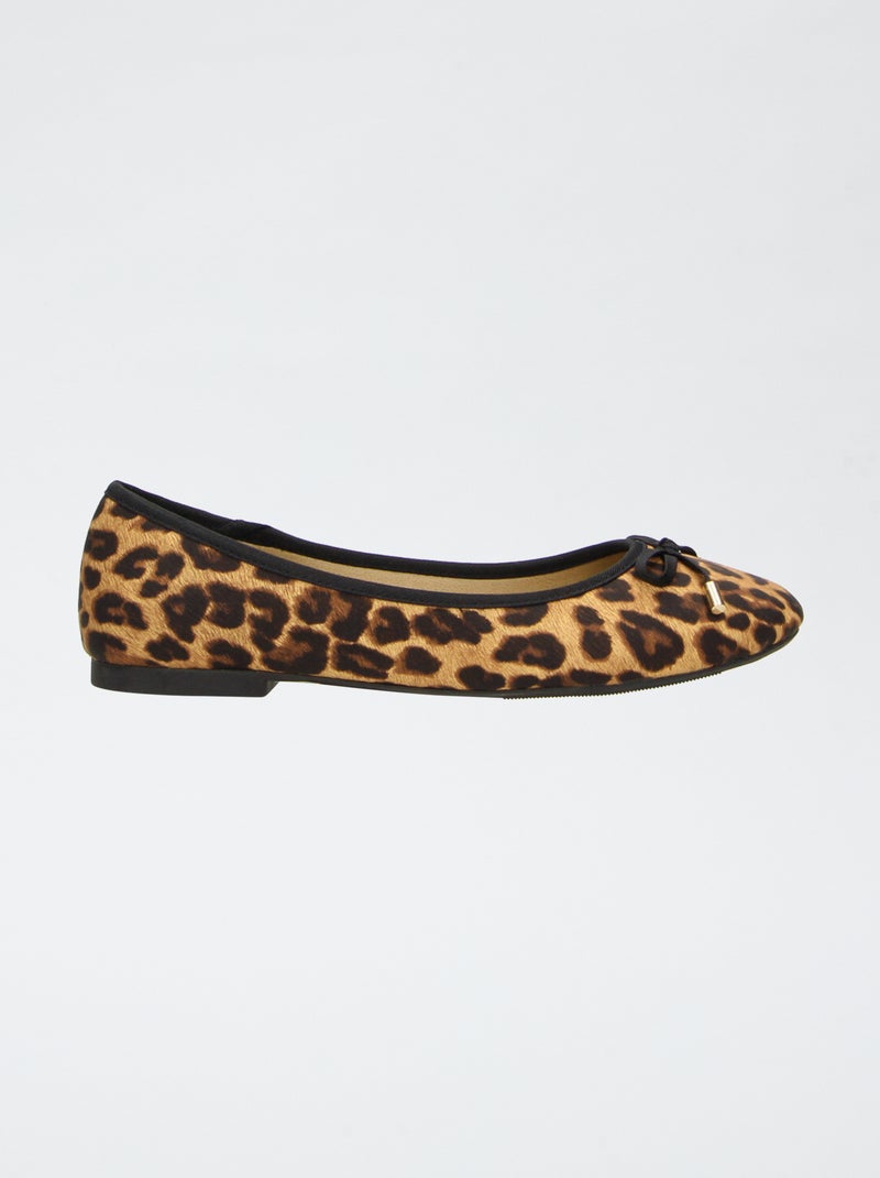 Ballerines plates Léopard - Kiabi
