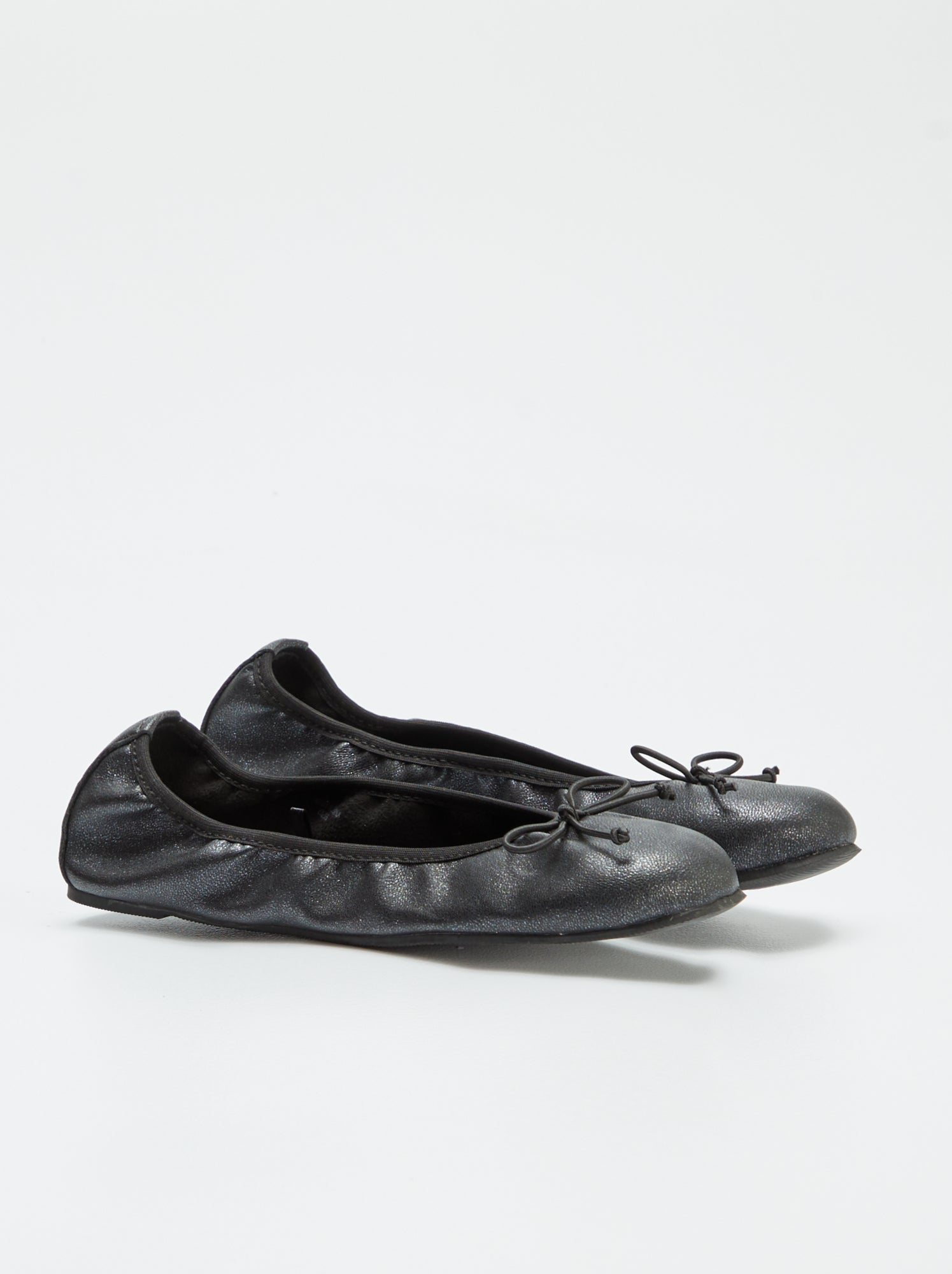 Ballerines Plates Pour Femmes Avec Noeud Papillon - Talons Bas, Bout Rond - Chaussures De Danse Décontractées - Taille 33 à 51 - 8