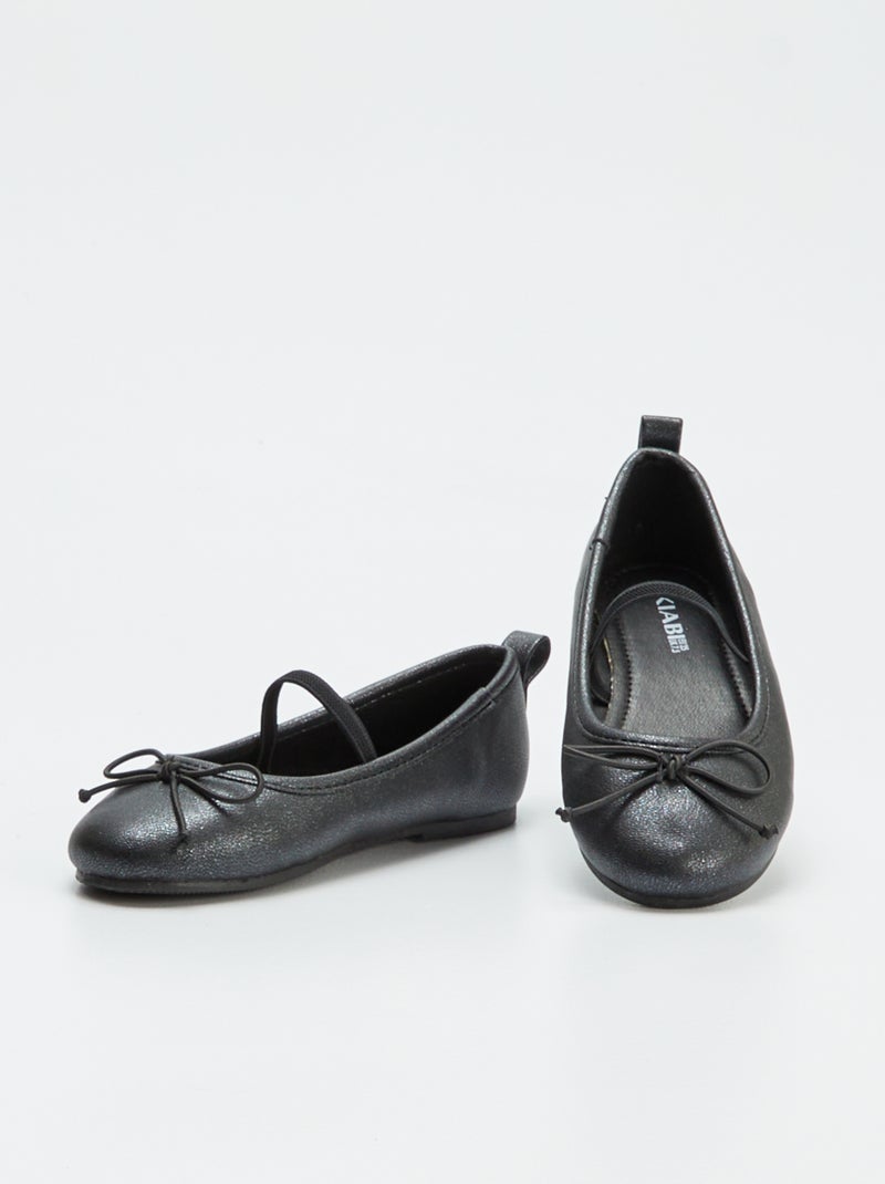 Ballerines plates Noir - Kiabi