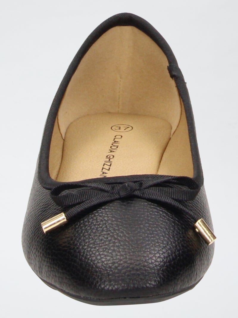 Ballerines plates Noir - Kiabi