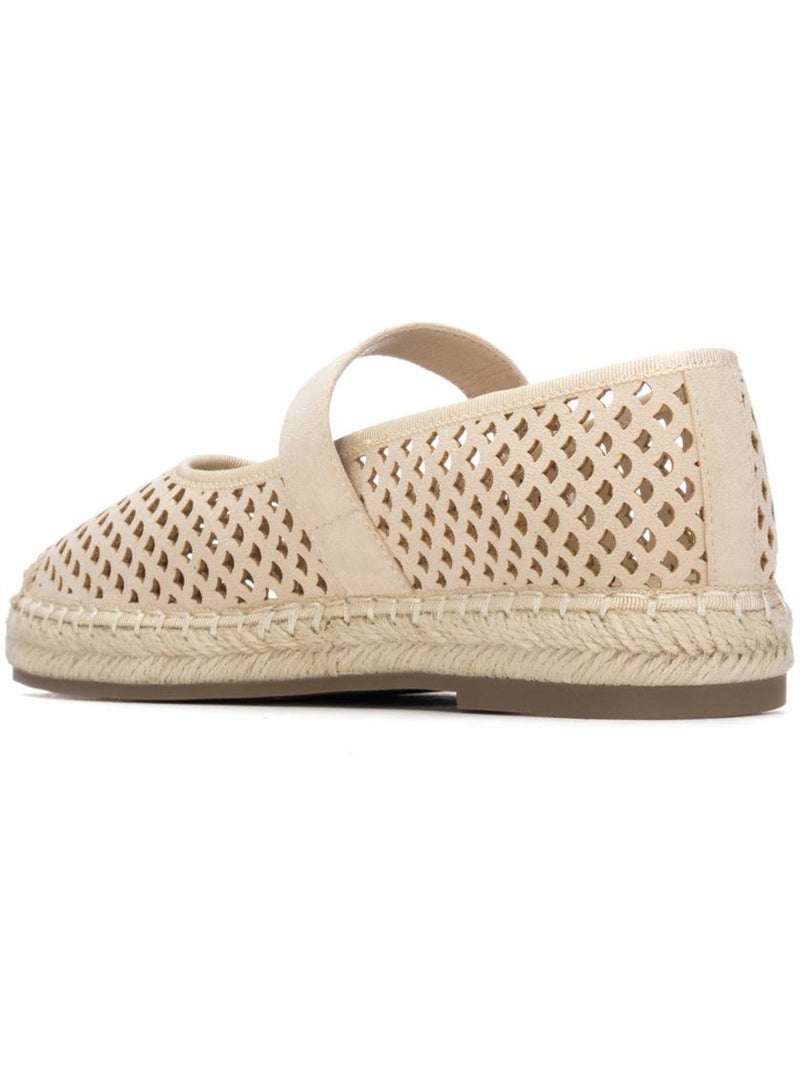 Ballerines plates pour femme ajourées Beige - Kiabi