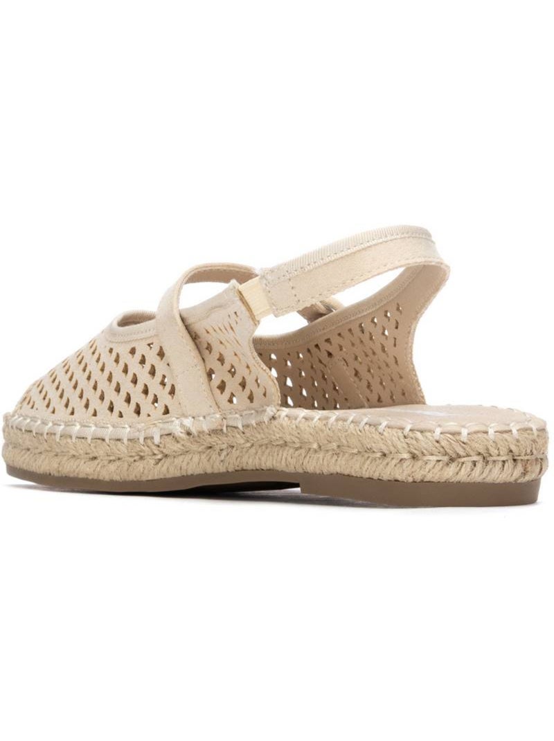 Ballerines plates pour femme ajourées Beige - Kiabi