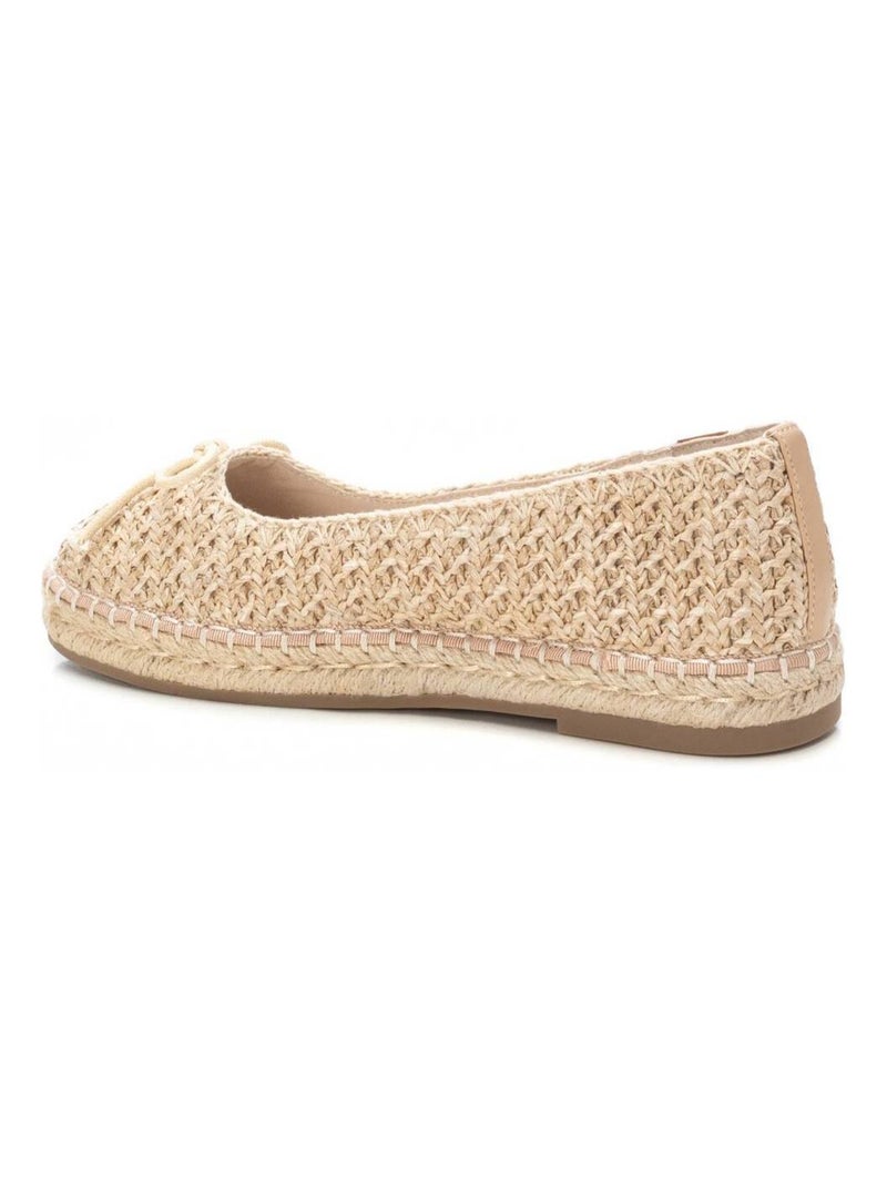Ballerines plates pour femme avec semelle en jute Beige - Kiabi