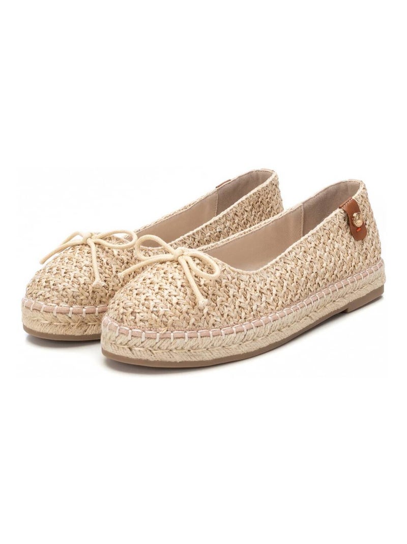 Ballerines plates pour femme avec semelle en jute Beige - Kiabi