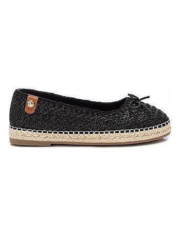 Ballerines plates pour femme avec semelle en jute
