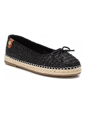 Ballerines plates pour femme avec semelle en jute