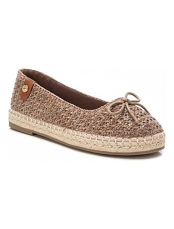 Ballerines plates pour femme avec semelle en jute