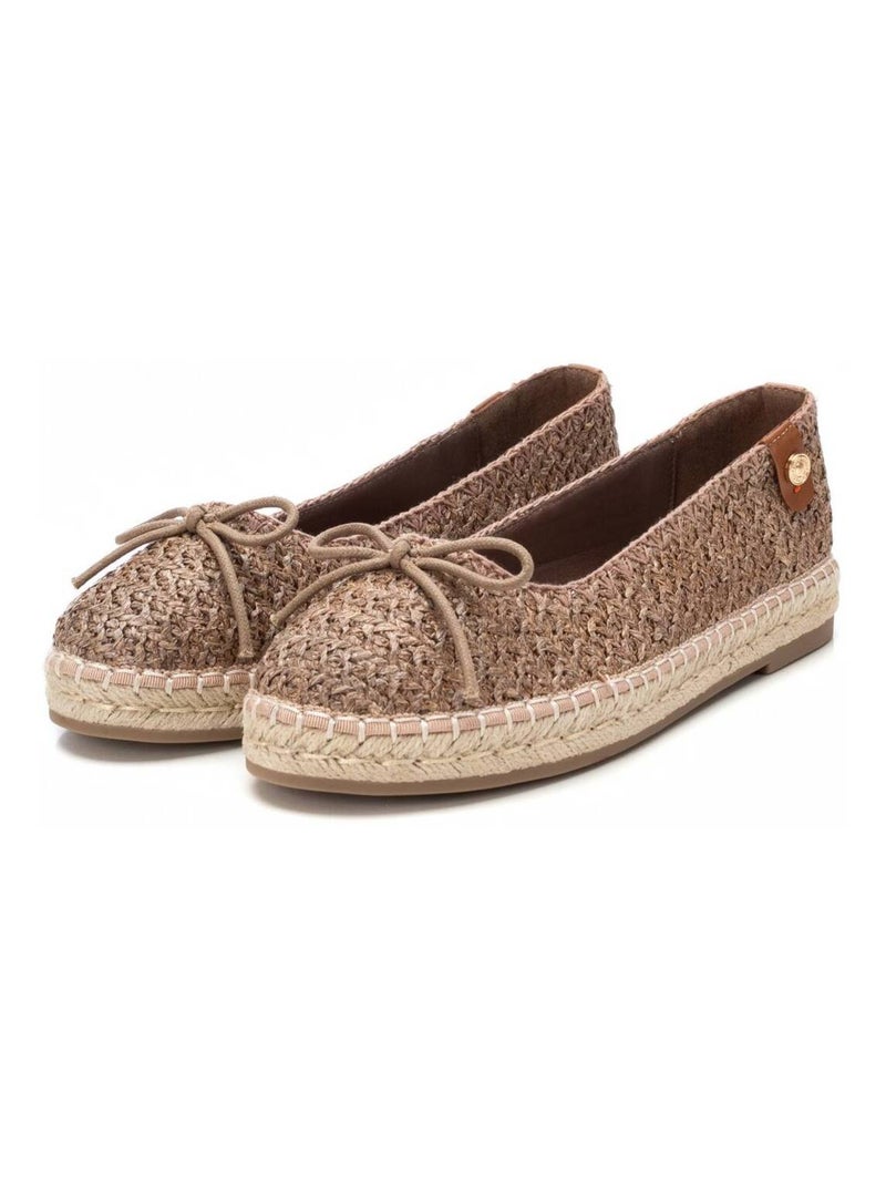 Ballerines plates pour femme avec semelle en jute Taupe - Kiabi