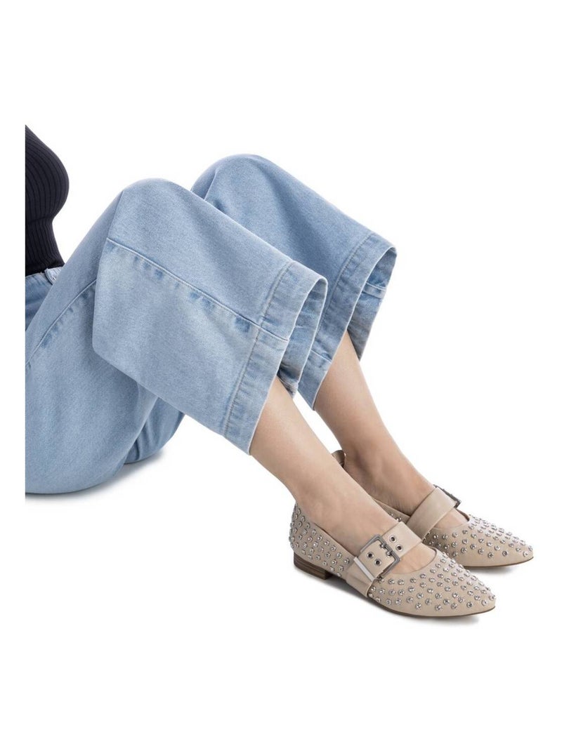 Ballerines plates pour femme Beige - Kiabi