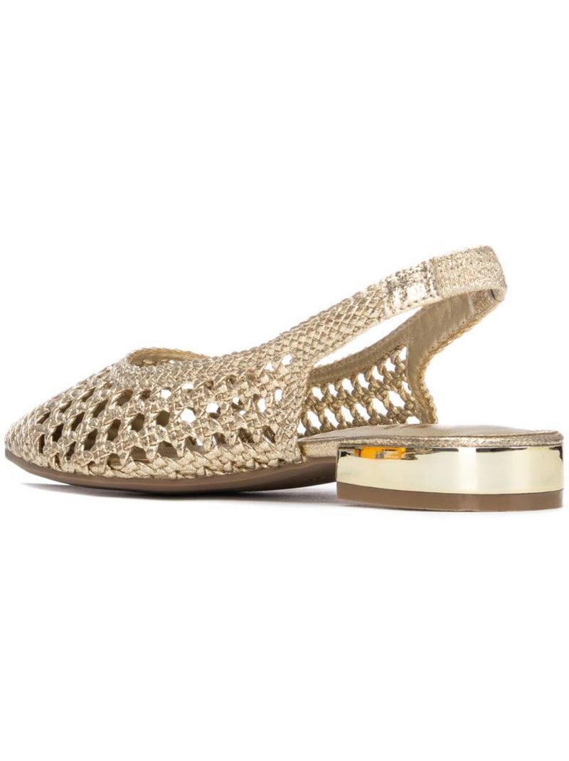 Ballerines plates pour femme Doré/or - Kiabi