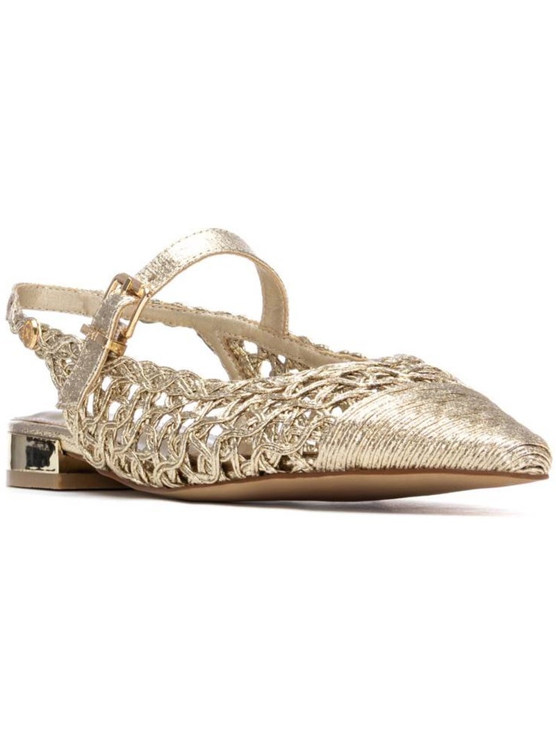 Ballerines plates pour femme Doré/or - Kiabi