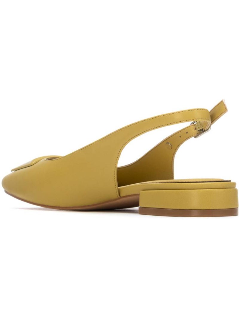Ballerines plates pour femme Jaune - Kiabi