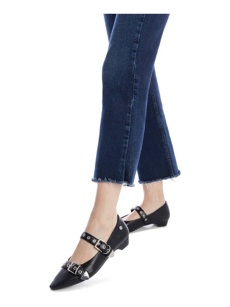 Ballerines plates pour femme Noir - Kiabi