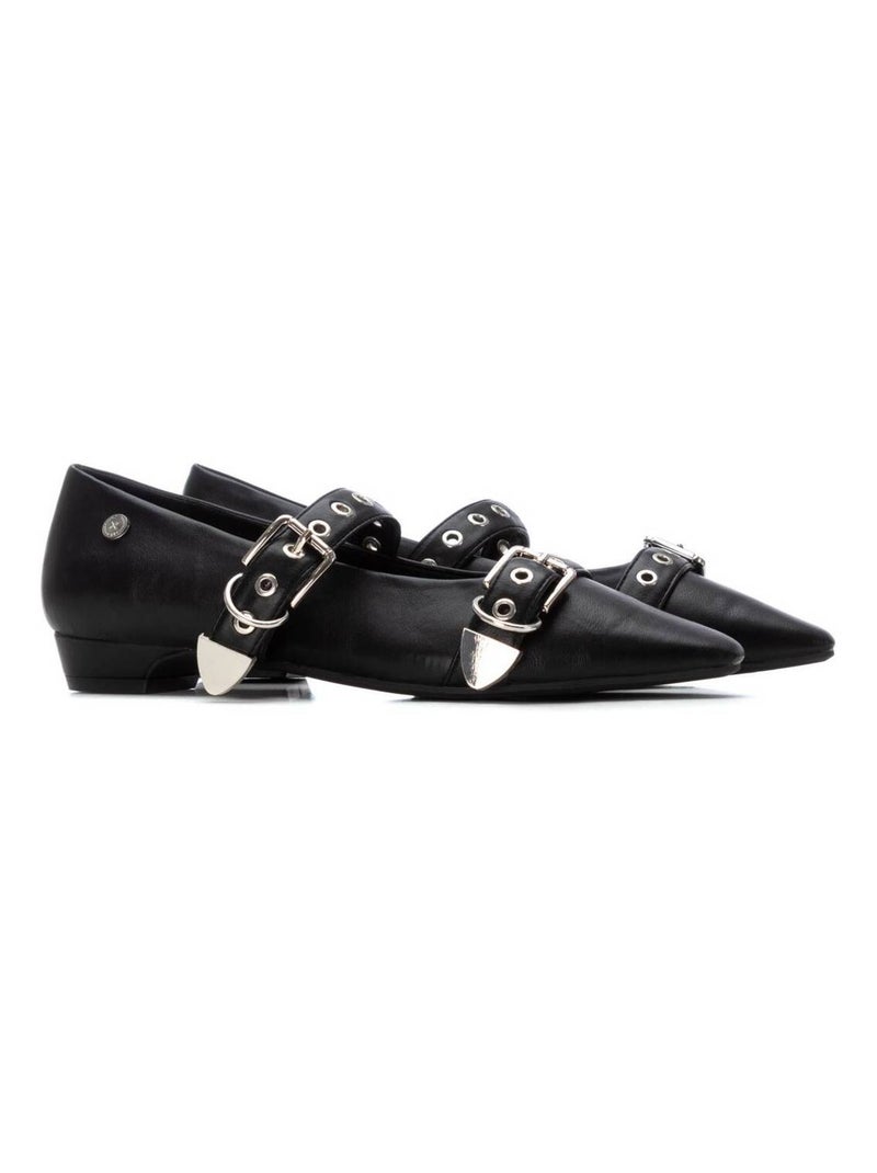 Ballerines plates pour femme Noir - Kiabi