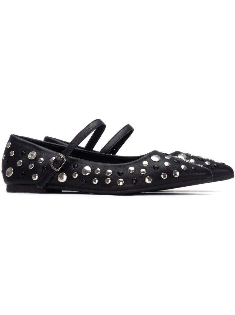Ballerines plates pour femme Noir - Kiabi