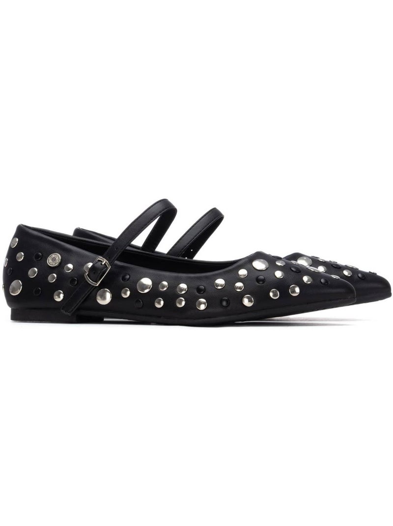 Ballerines plates pour femme Noir - Kiabi