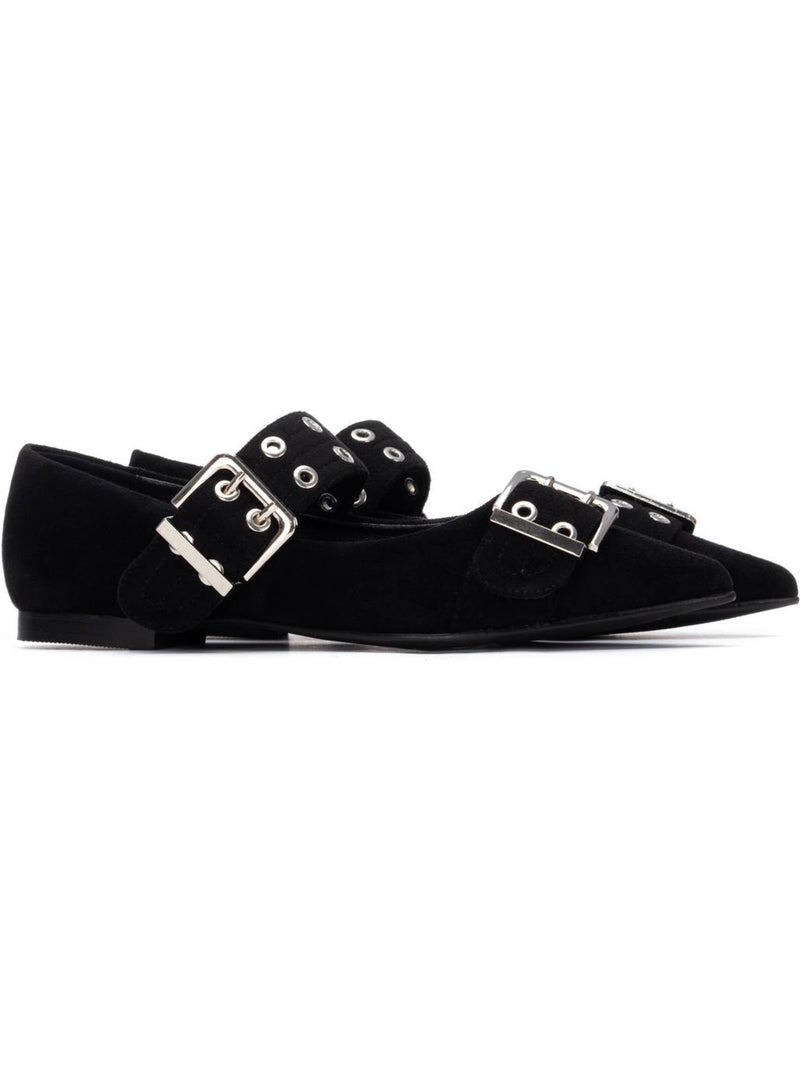 Ballerines plates pour femme Noir - Kiabi