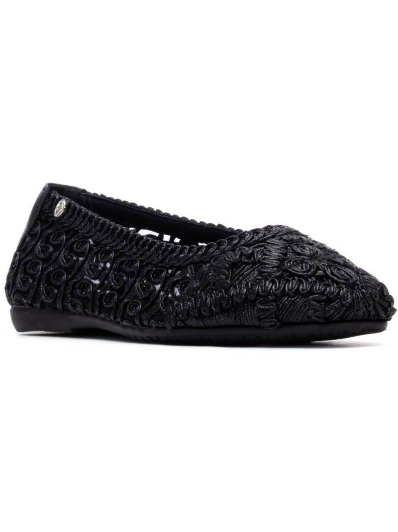 Ballerines plates pour femme Noir - Kiabi