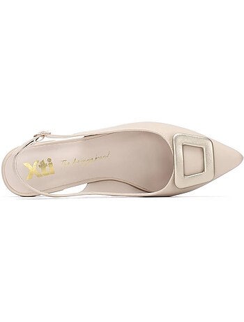 Ballerines plates pour femme ouvertes à l’arrière
