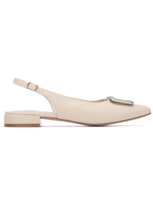 Ballerines plates pour femme ouvertes à l’arrière - Kiabi