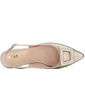Ballerines plates pour femme ouvertes à l’arrière
