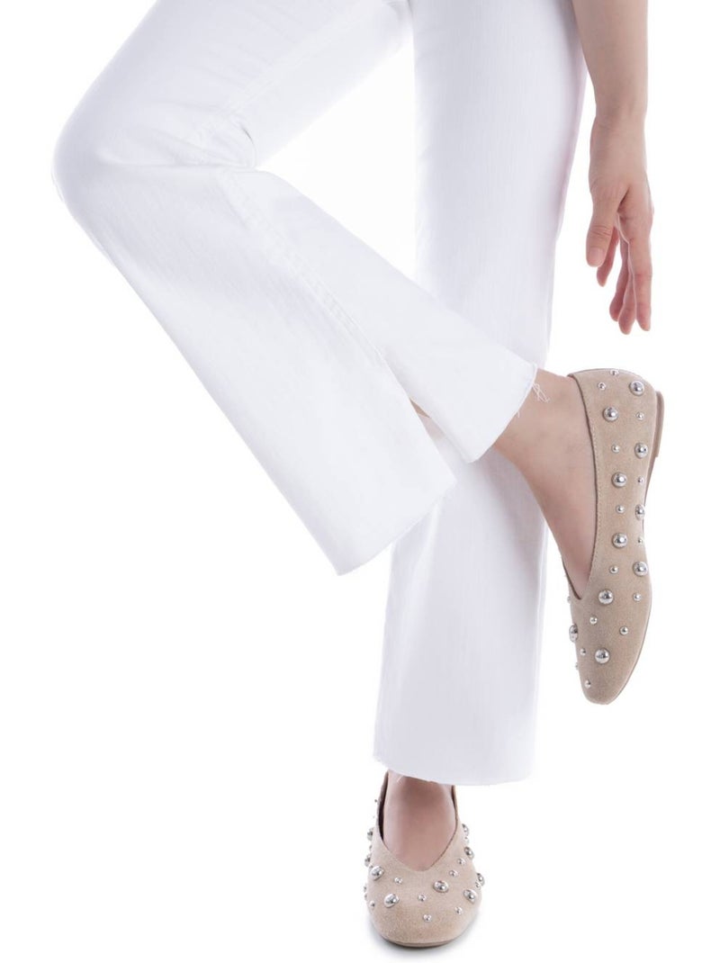 Ballerines plates pour femme Taupe - Kiabi