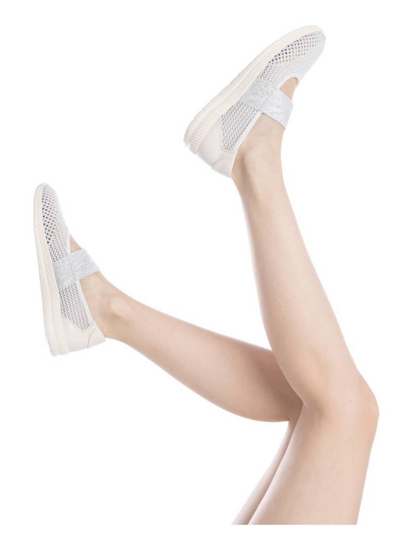 Ballerines pour femme Argent - Kiabi