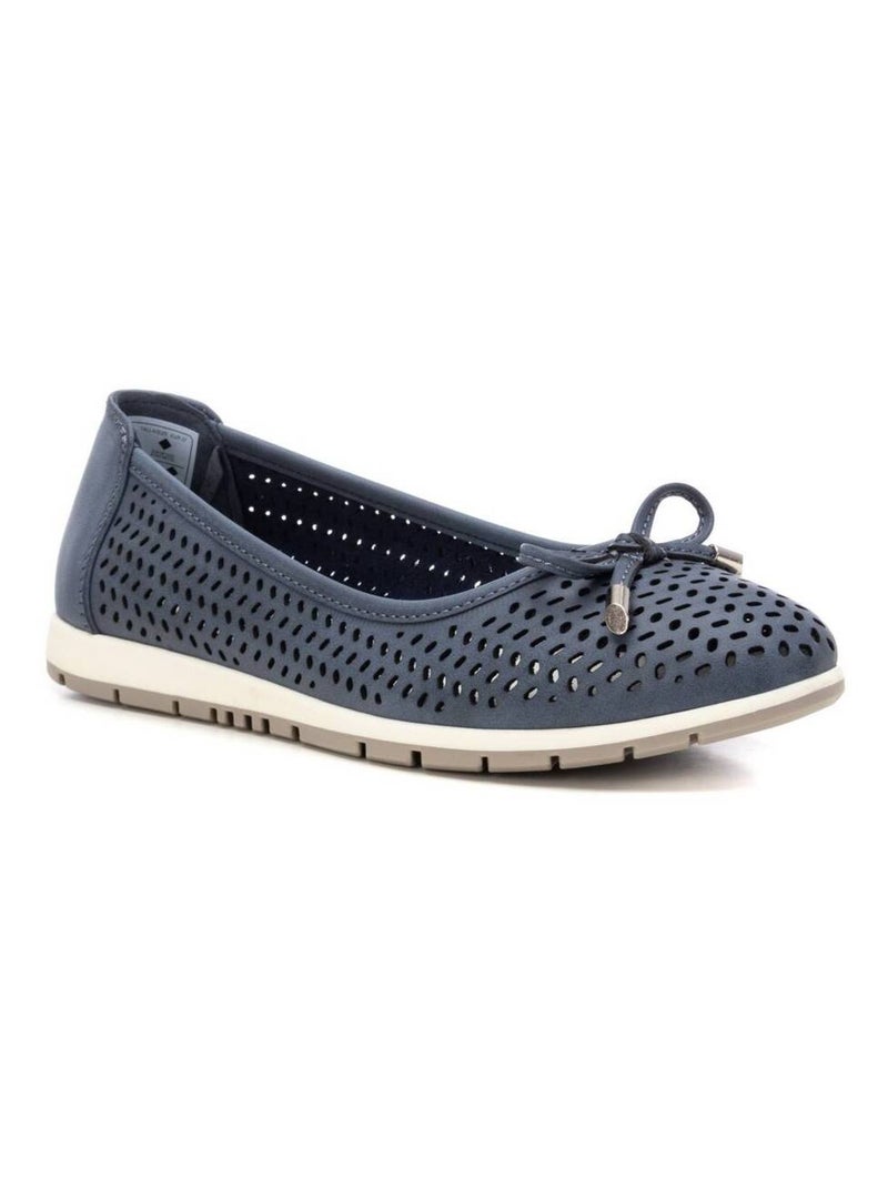 Ballerines pour femme avec nœud Bleu - Kiabi