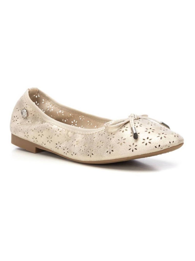 Ballerines pour femme avec nœud Doré/or - Kiabi