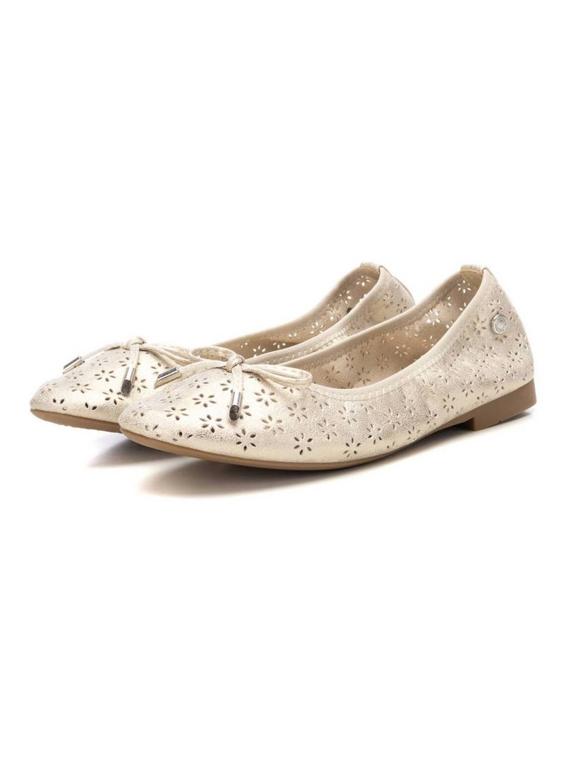 Ballerines pour femme avec nœud Doré/or - Kiabi