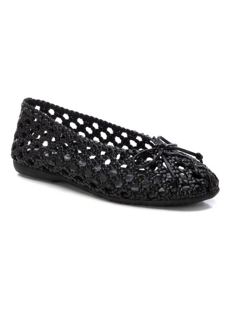 Ballerines pour femme en maille Noir - Kiabi