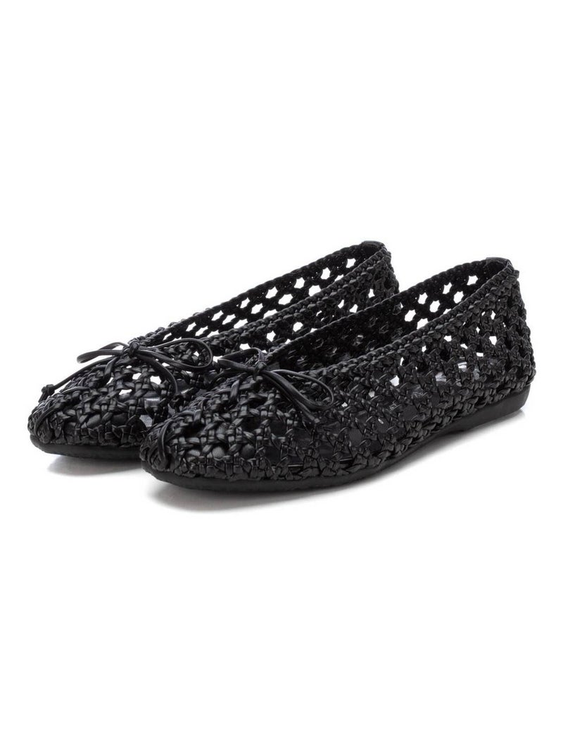 Ballerines pour femme en maille Noir - Kiabi