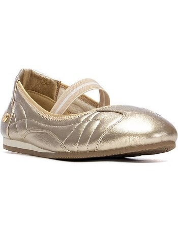 Ballerines pour femme métallisées
