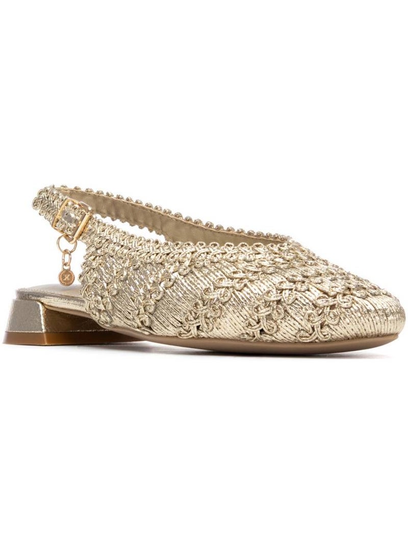 Ballerines pour femme métallisées Doré/or - Kiabi