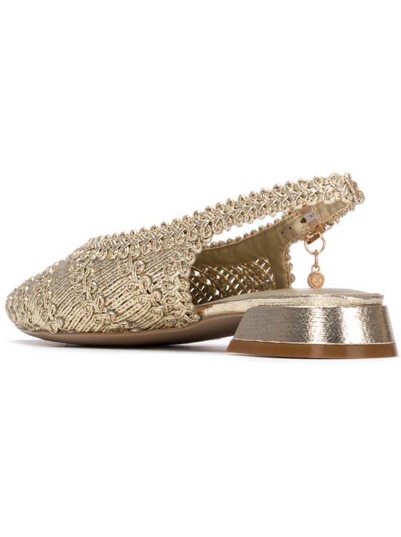 Ballerines pour femme métallisées Doré/or - Kiabi