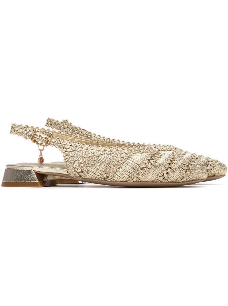 Ballerines pour femme métallisées Doré/or - Kiabi