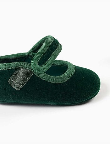 Ballerines pré-marche en velours