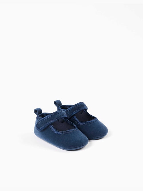 Ballerines pré-marche en velours - Kiabi Ballerines pré-marche en velours - Kiabi
