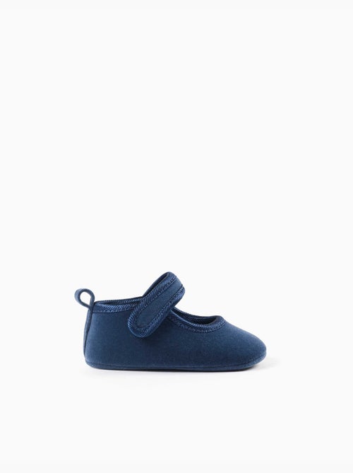Ballerines pré-marche en velours - Kiabi Ballerines pré-marche en velours - Kiabi