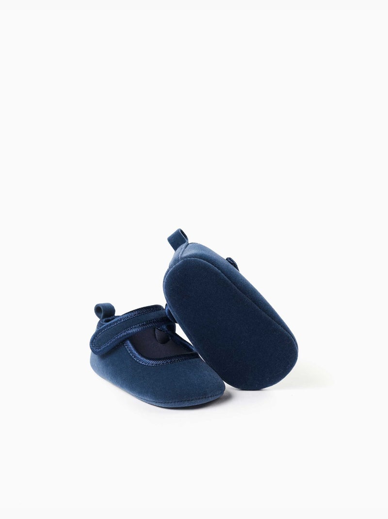Ballerines pré-marche en velours Multicolore - Kiabi