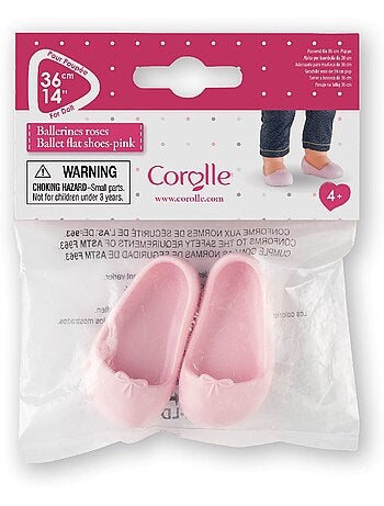 Ballerines Roses pour Poupée ma Corolle