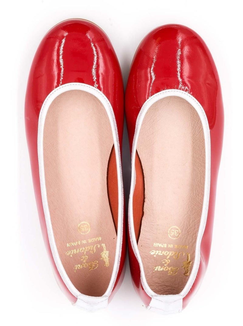 Ballerines rouge - boni adelaide Rouge - Kiabi