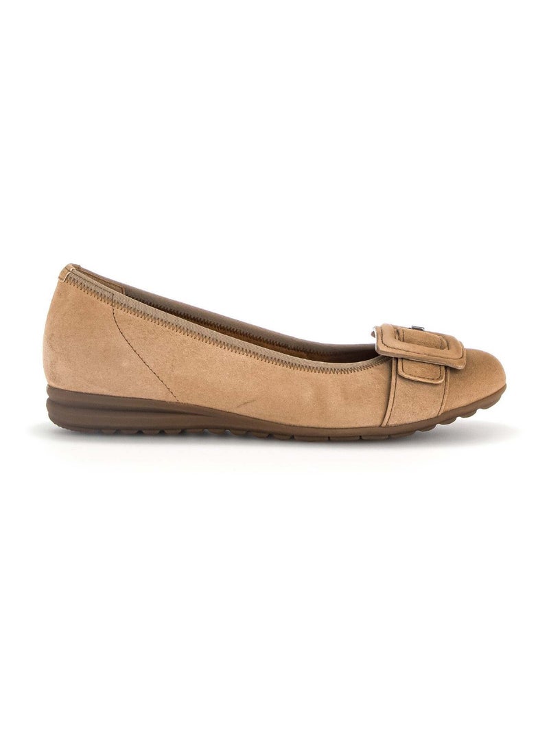 Ballerines sablesavane en velours Gabor Beige sable - Kiabi