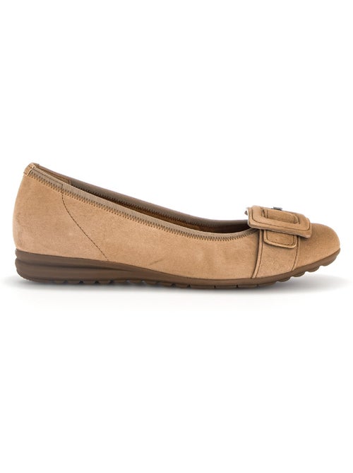 Ballerines sablesavane en velours Gabor - Kiabi