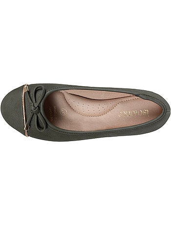 Ballerines à talon de 4 cm, très confortables Isotoner